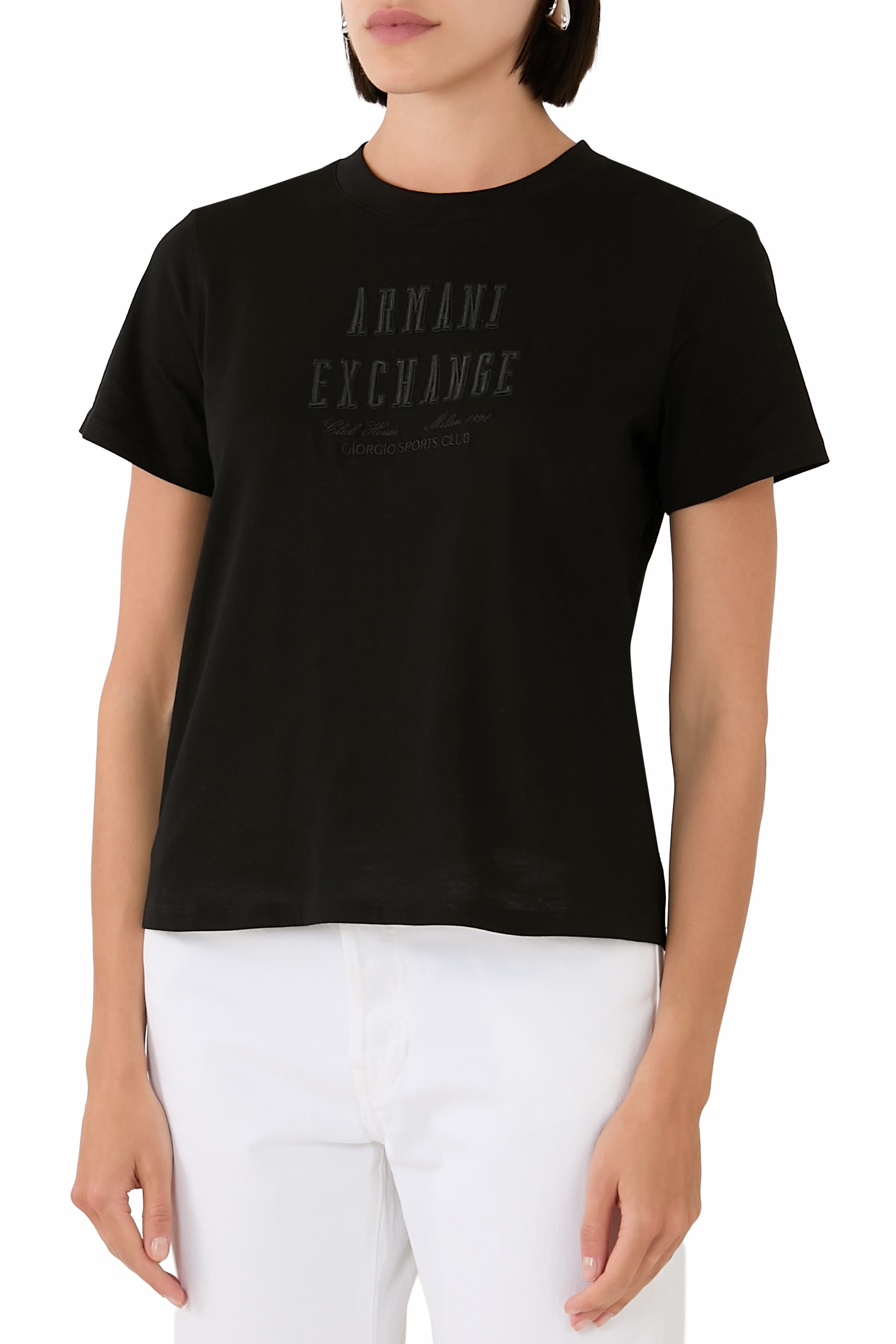 تيشيرت كلوب هاوس بشعار الماركة