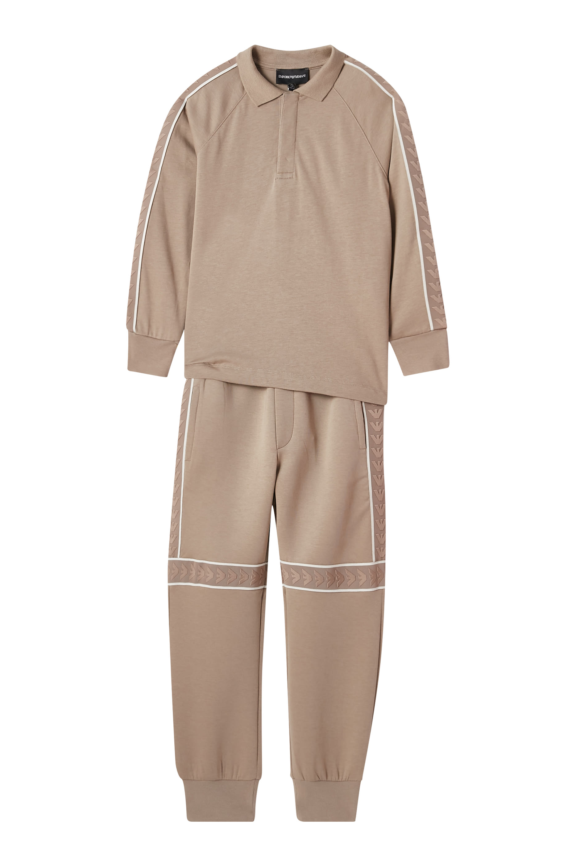 قميص بولو بشعار الماركة للأطفال