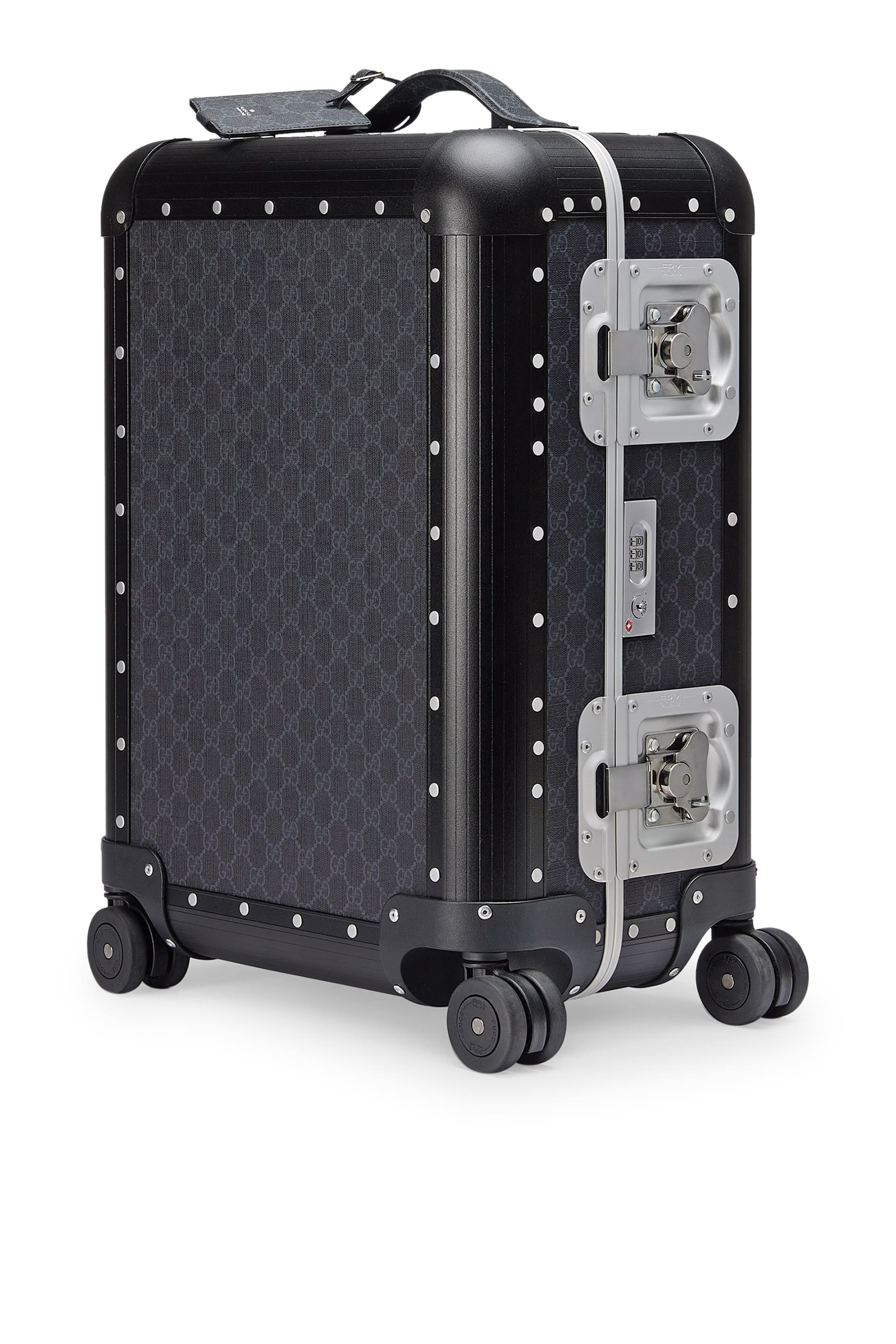 عربة ضيافة قماش قنب سوبريم بنقشة حرفي شعار الماركة