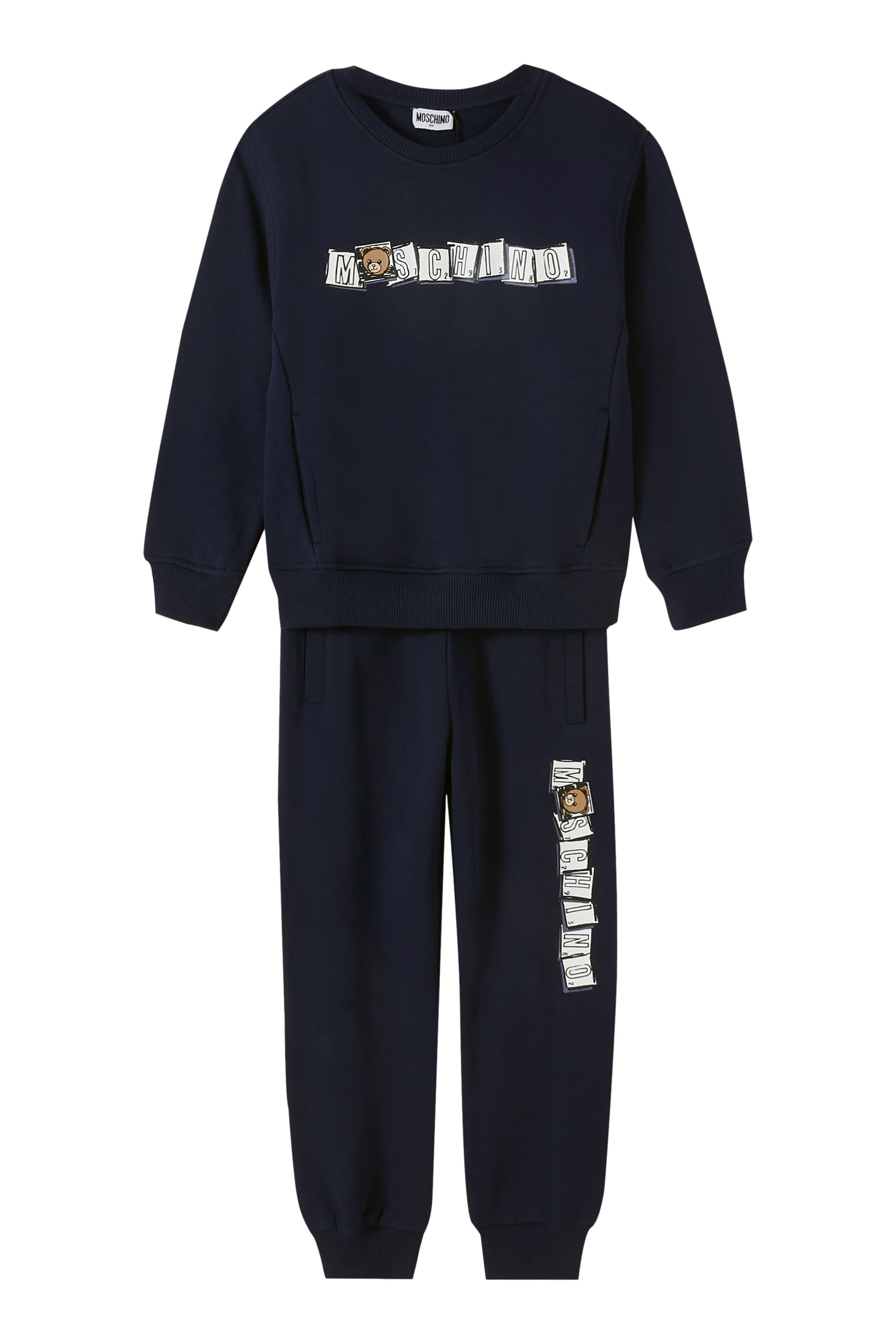 Kids Teddy Bear  Logo Tracksuit Set