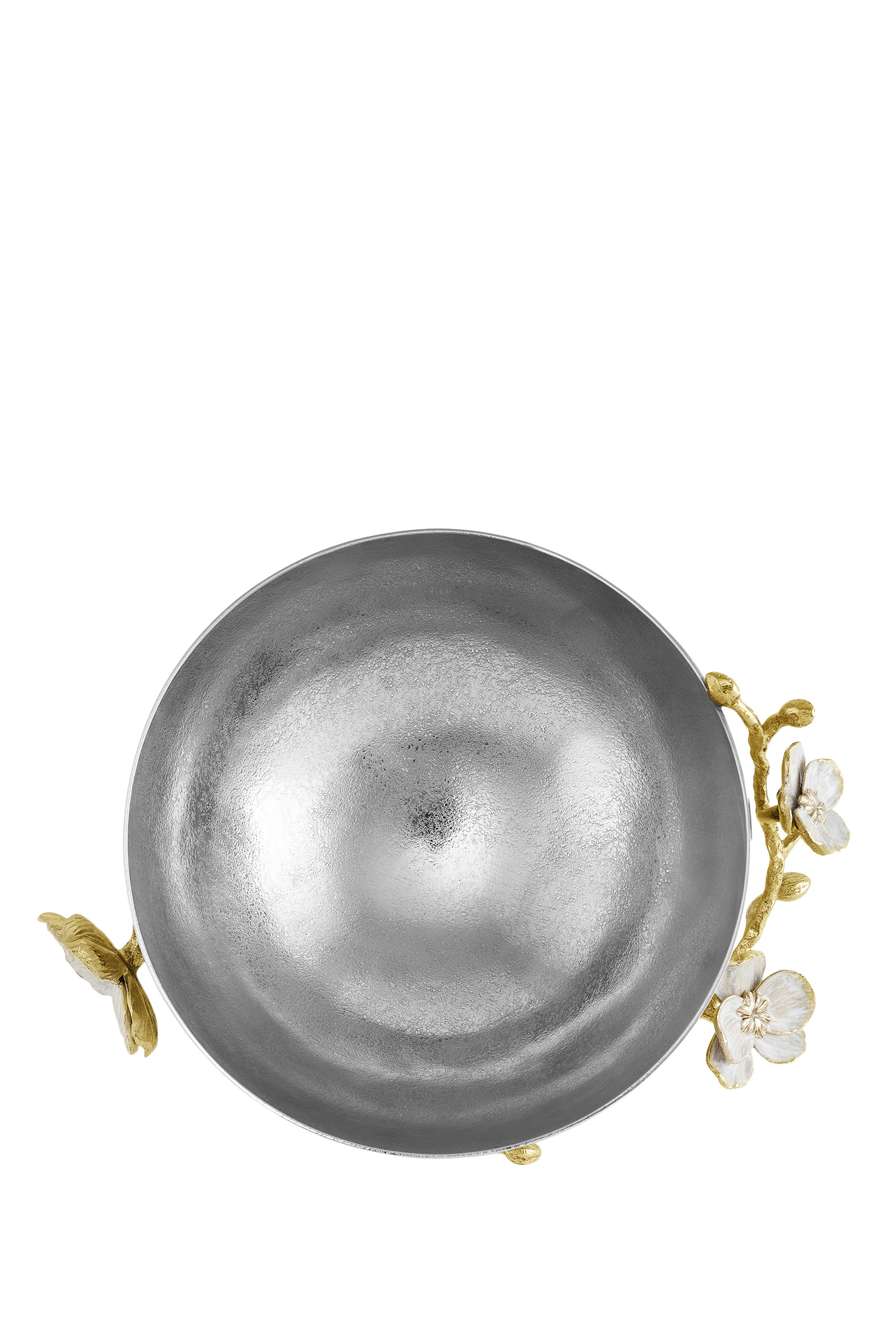 وعاء منخفض بأزهار أوركيد