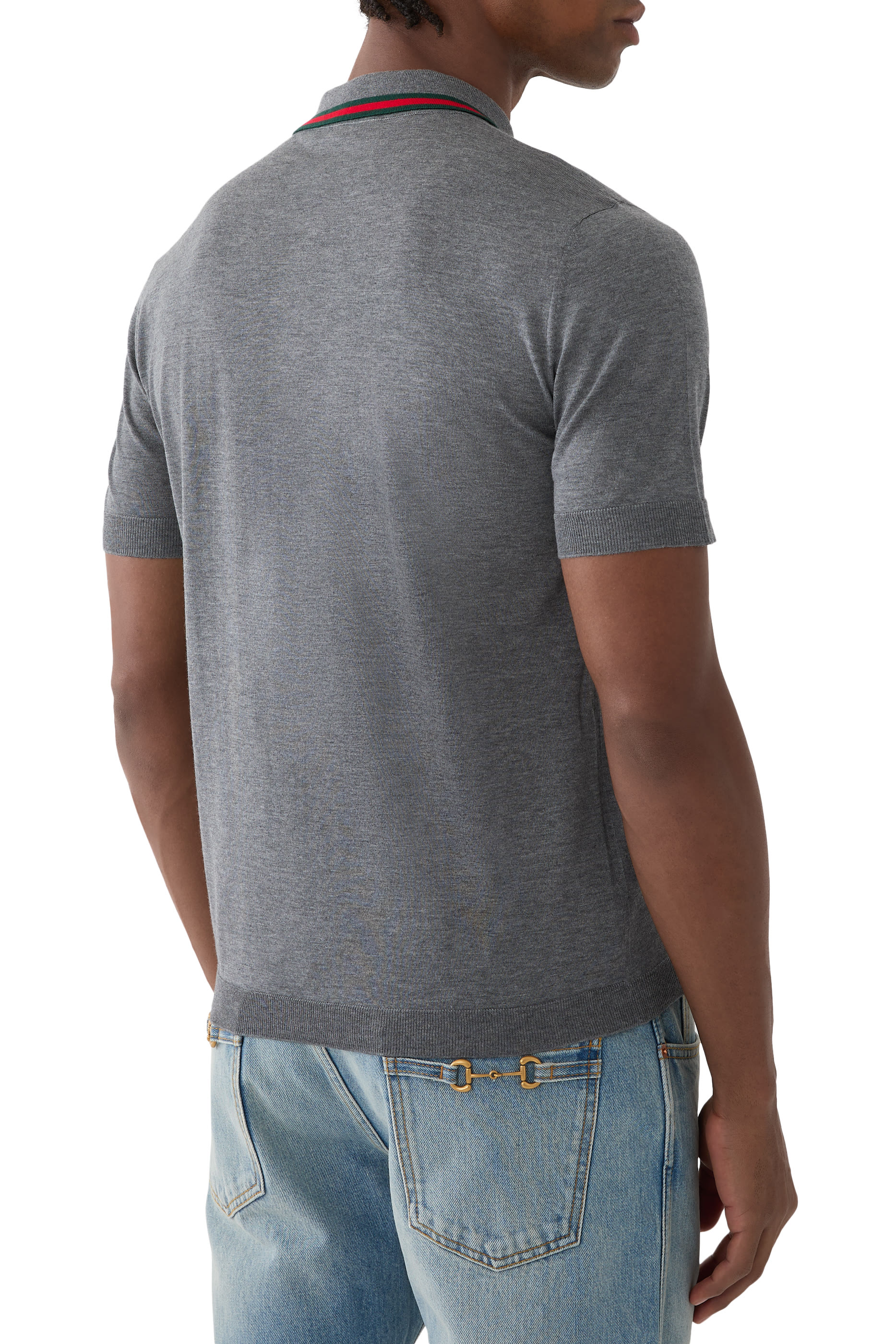 قميص بولو بنسيج صوف