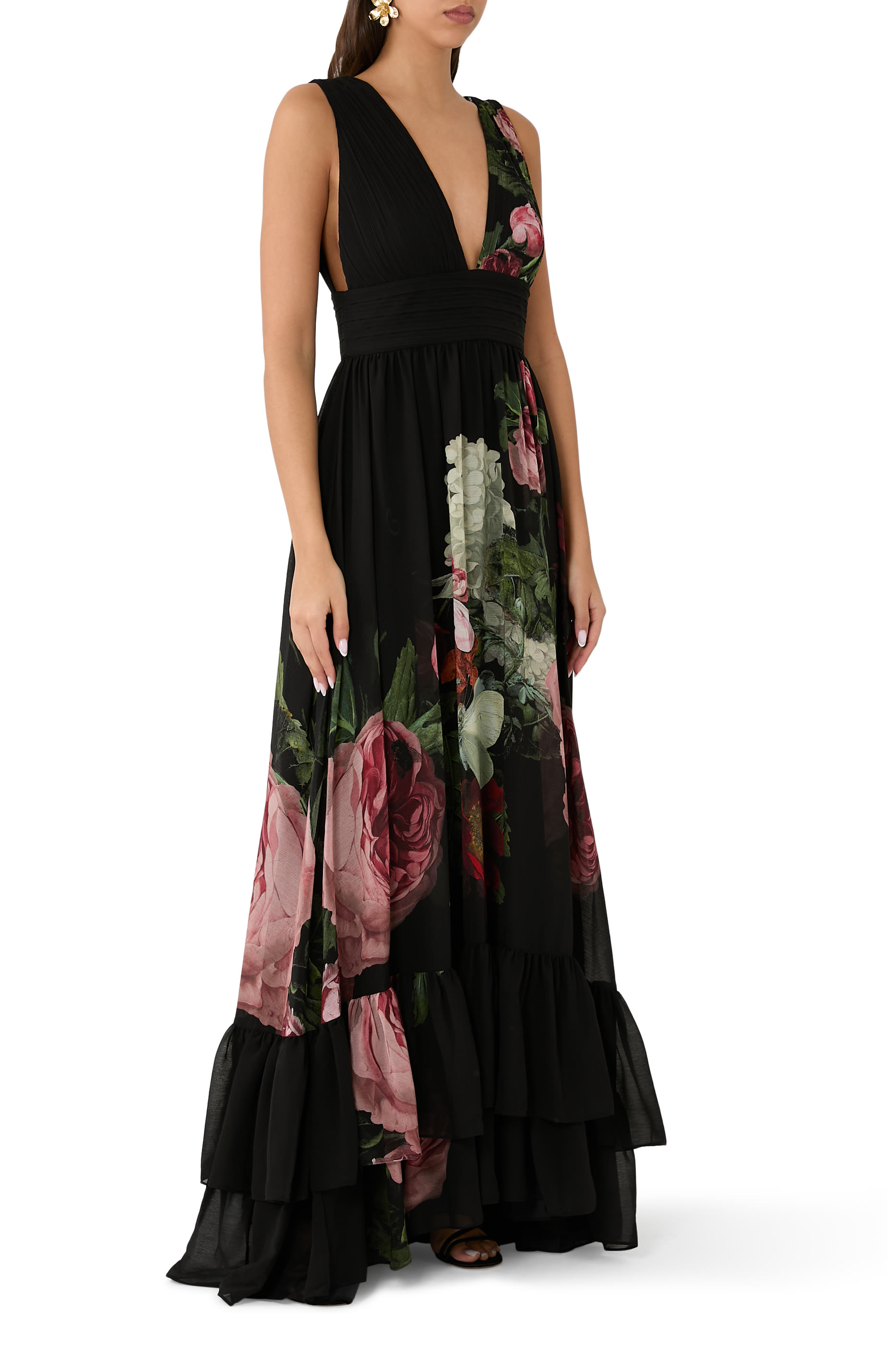 فستان سهرة رويا بكاب قابل للإزالة