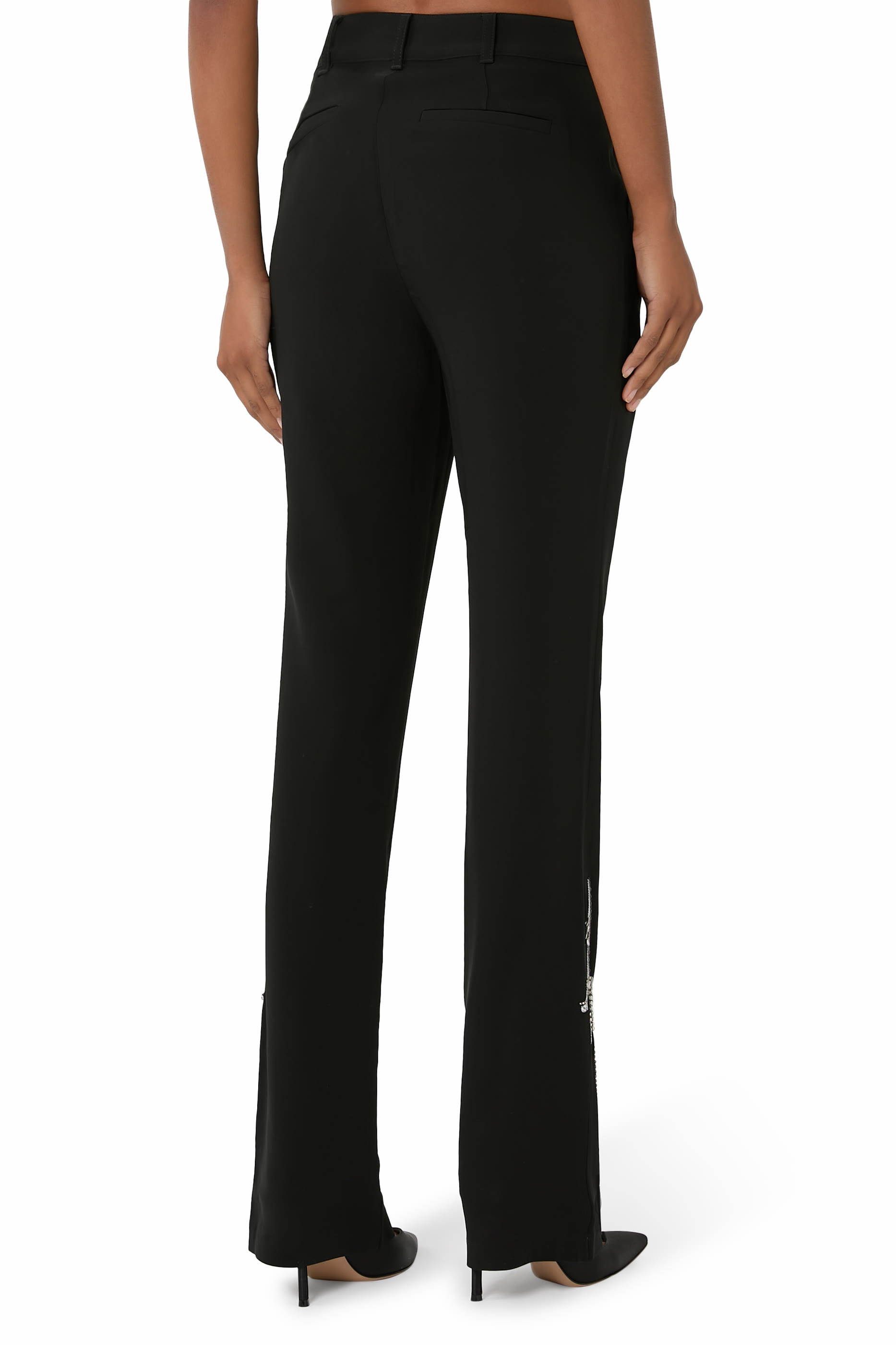 بنطال كيري بتطريزات بيزلي لامعة