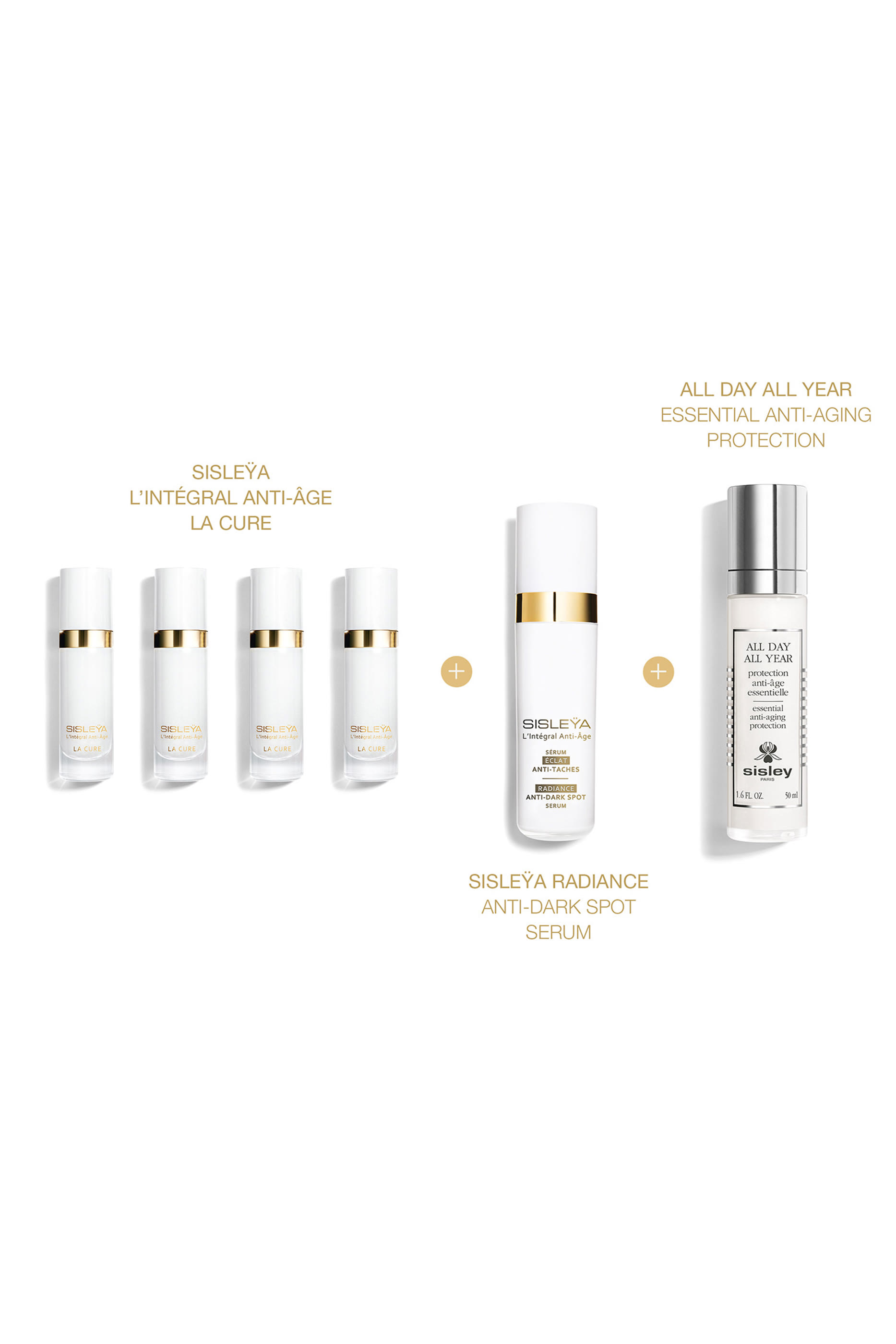 مجموعة سيسليا لو انتجرال لا كيور لمقاومة علامات تقدم السن، 4 &times; 10 ملل