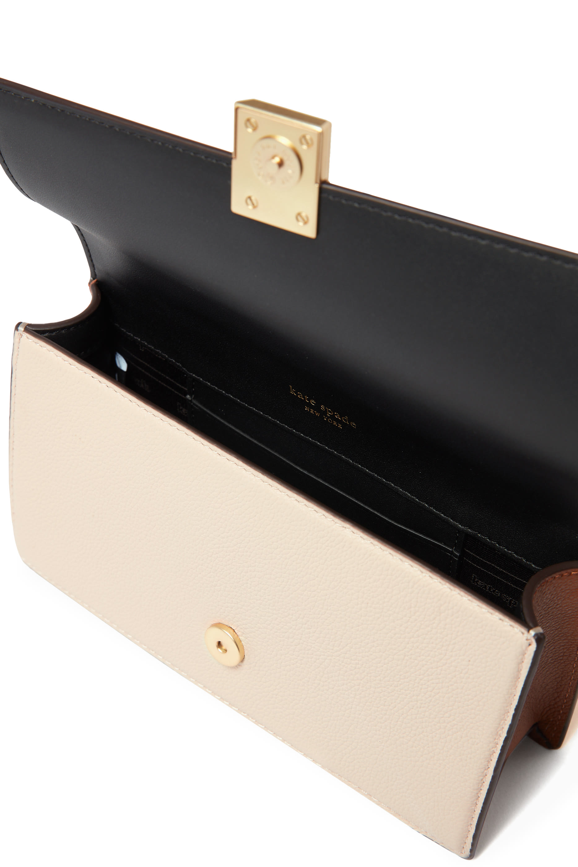 حقيبة كروس ديكو صغيرة بغطاء قلاب وسلسلة