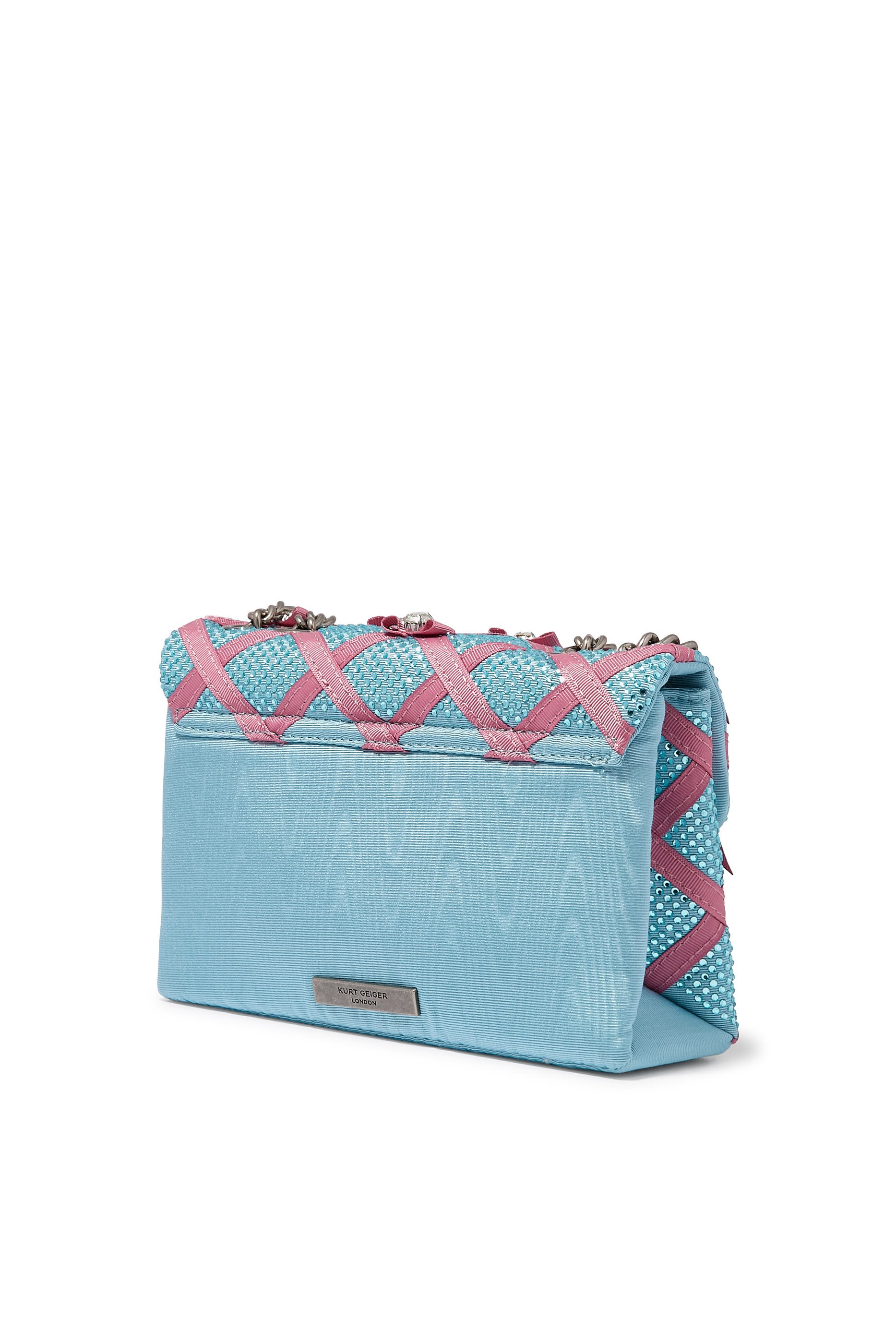 حقيبة كنسنغتون متوسطة بفيونكة