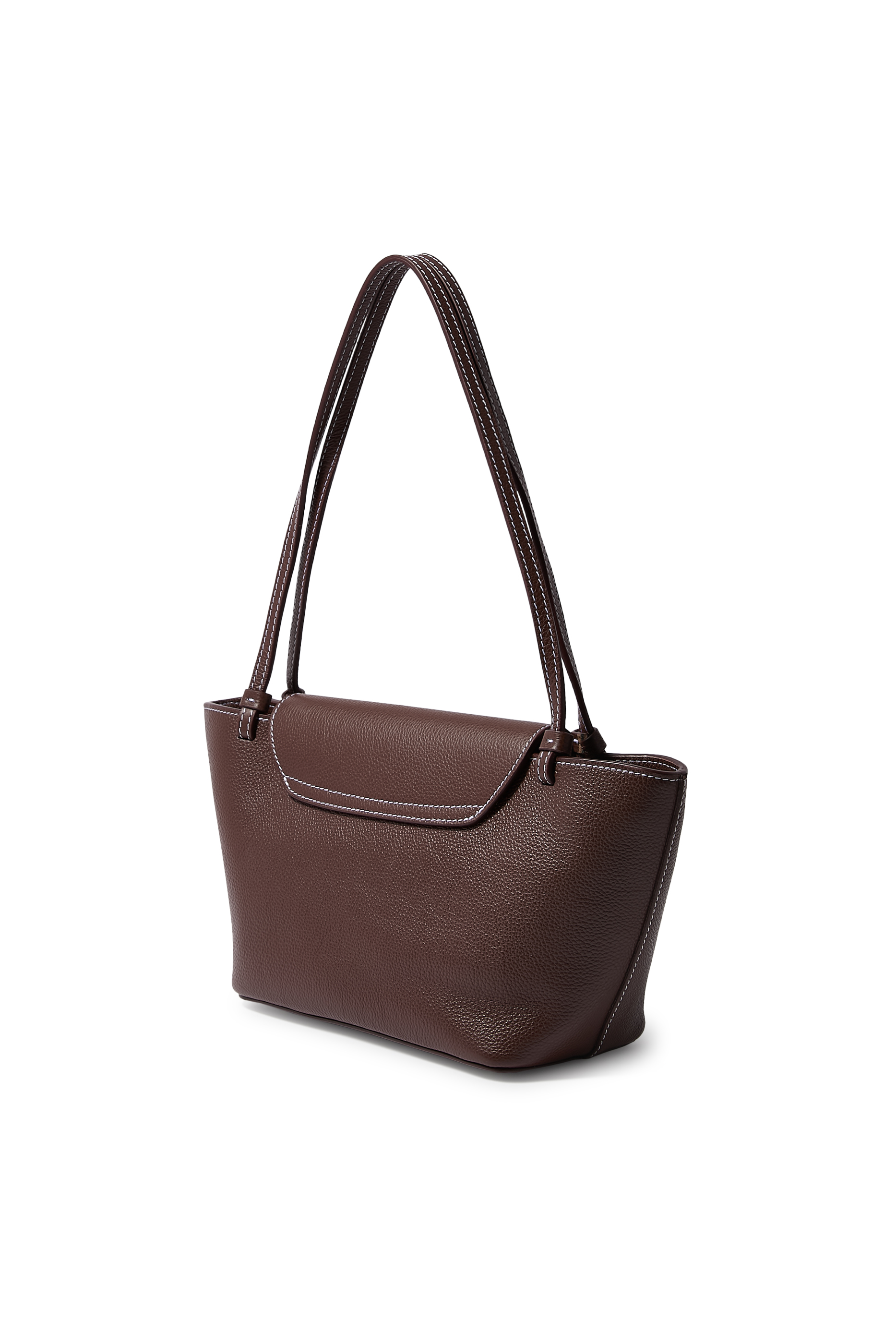 حقيبة يد كورير جلد بارز الملمس