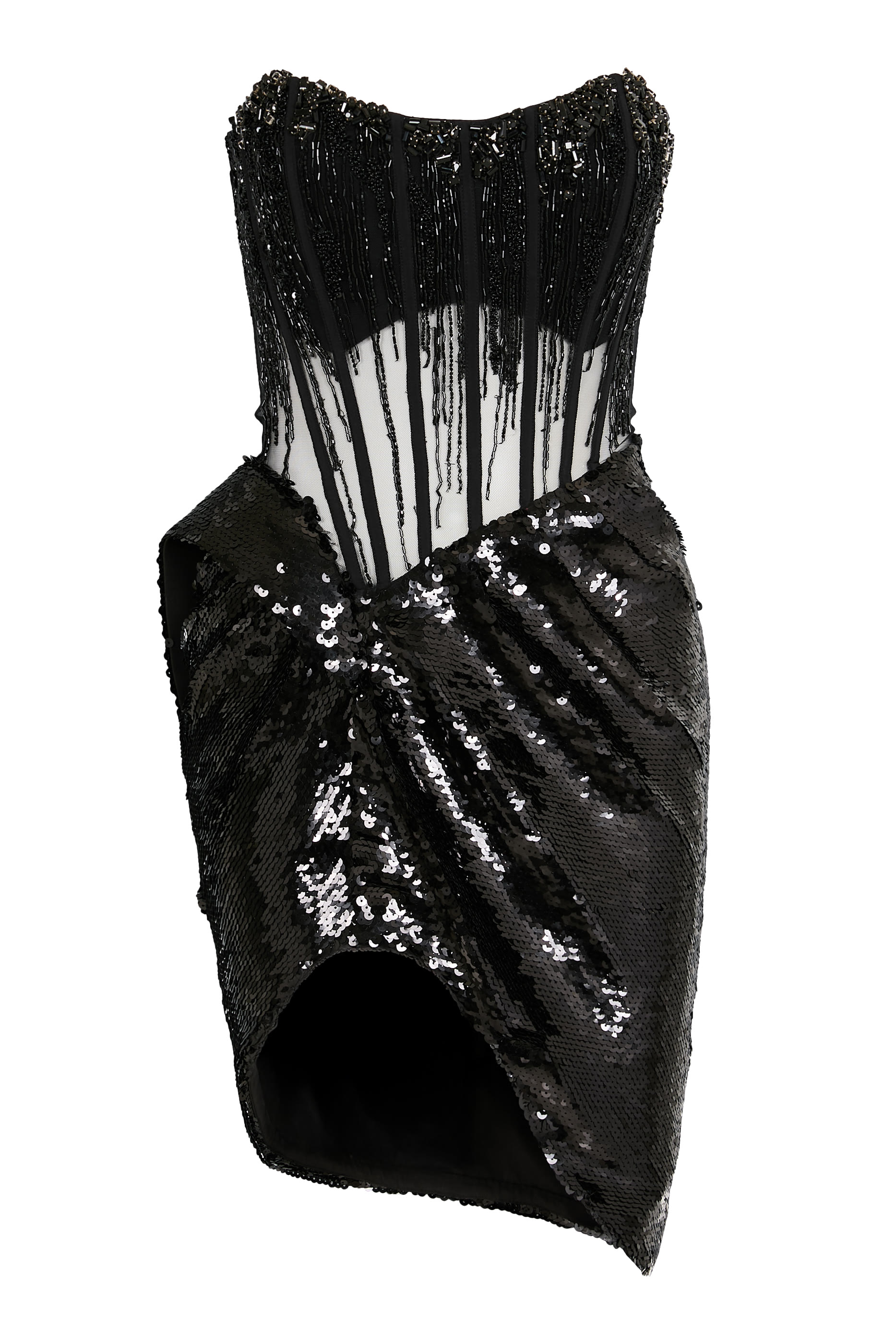 فستان سيليستيال كورسيه مزين بترتر