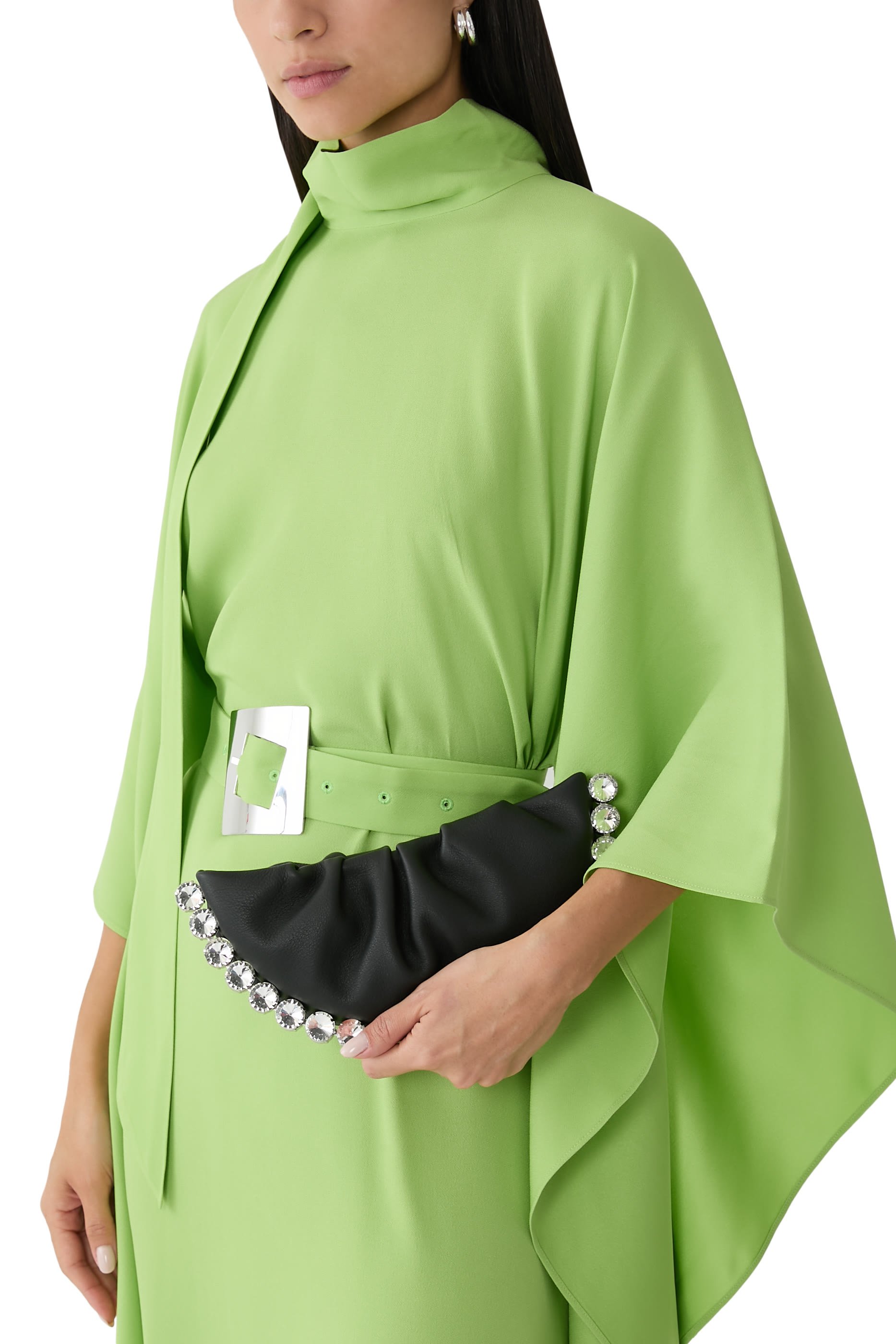 حقيبة صغيرة بتصميم مقوس null